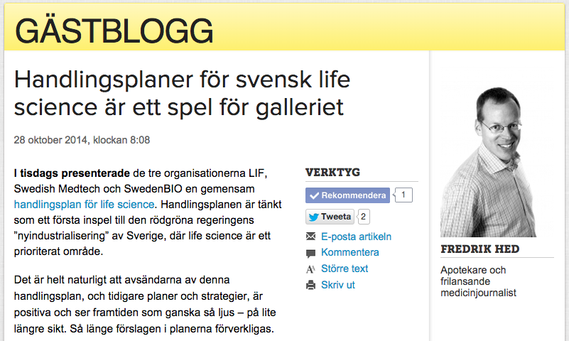 Handlingsplaner är ett spel för galleriet